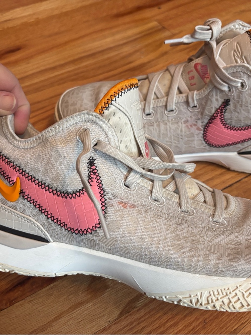 Nike LeBron James NXXT Orewood Brown Coral Chalk Pink DR8784-100 Men Size 9.5